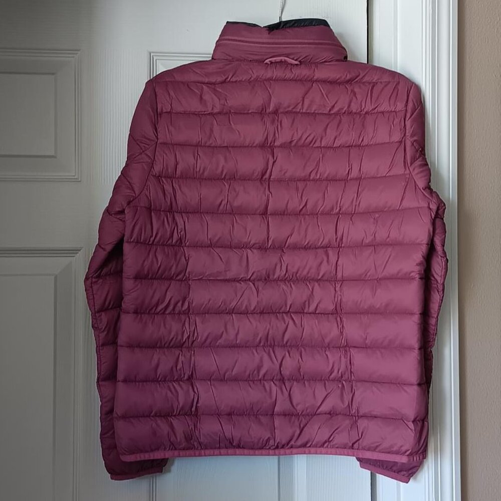 WEATHERPROOF Womens Puffer Jacket Packable Dusk Orchid With Logo Size NEW - Picture 7 of 13